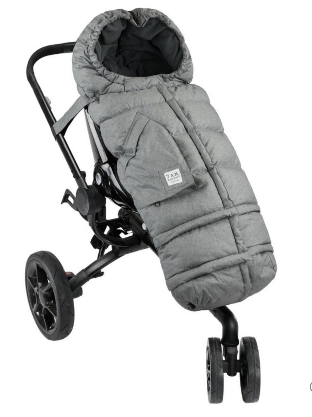 7AM Enfant Blanket 212 Evolution
Extendable Footmuff - Heather Gray